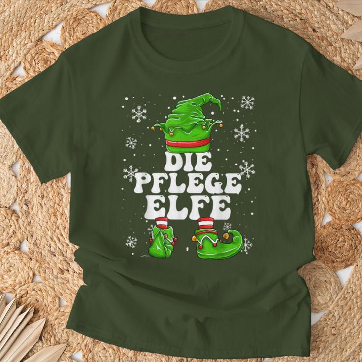 Care Elf Women's Nursing Home Elf Nurse Christmas T-Shirt Geschenke für alte Männer