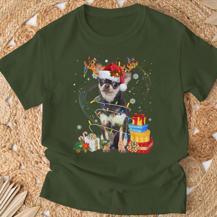 Chihuahua Reindeer Christmas Dogs T-Shirt Geschenke für alte Männer