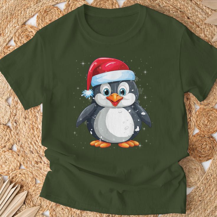 Children's Christmas Cute Penguin Christmas Xmas T-Shirt Geschenke für alte Männer