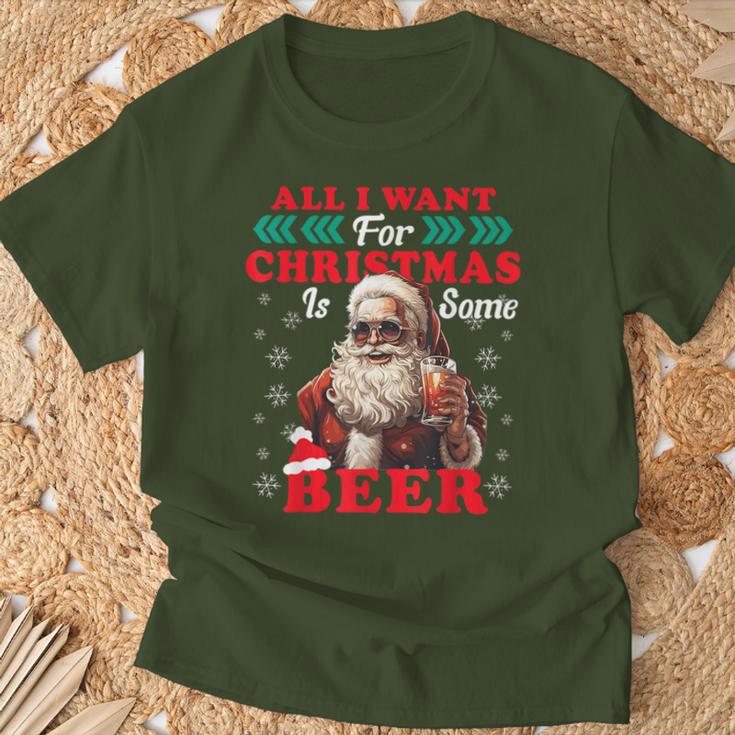 Christmas Beer Christmas Tree T-Shirt Geschenke für alte Männer