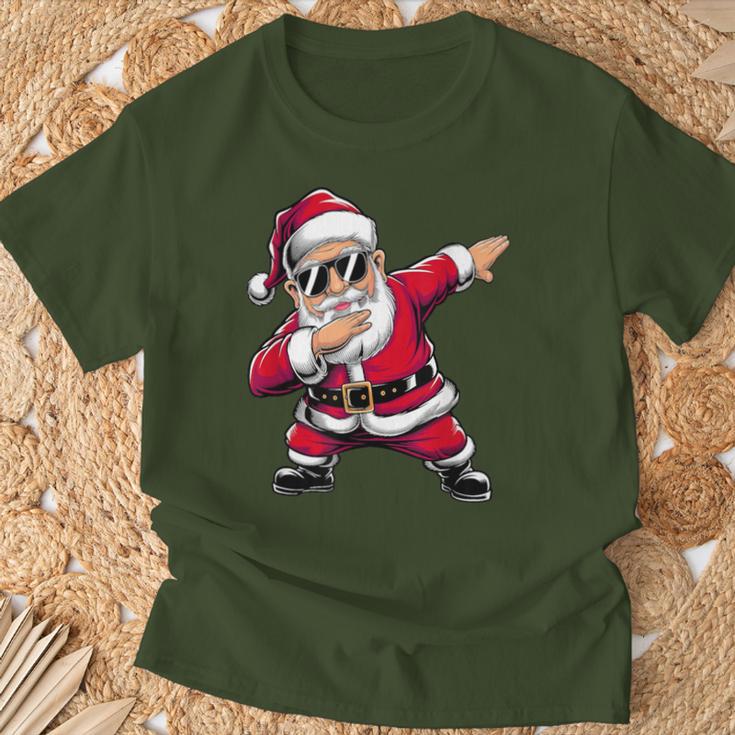 Christmas Boys Children Dabbing Santa T-Shirt Geschenke für alte Männer