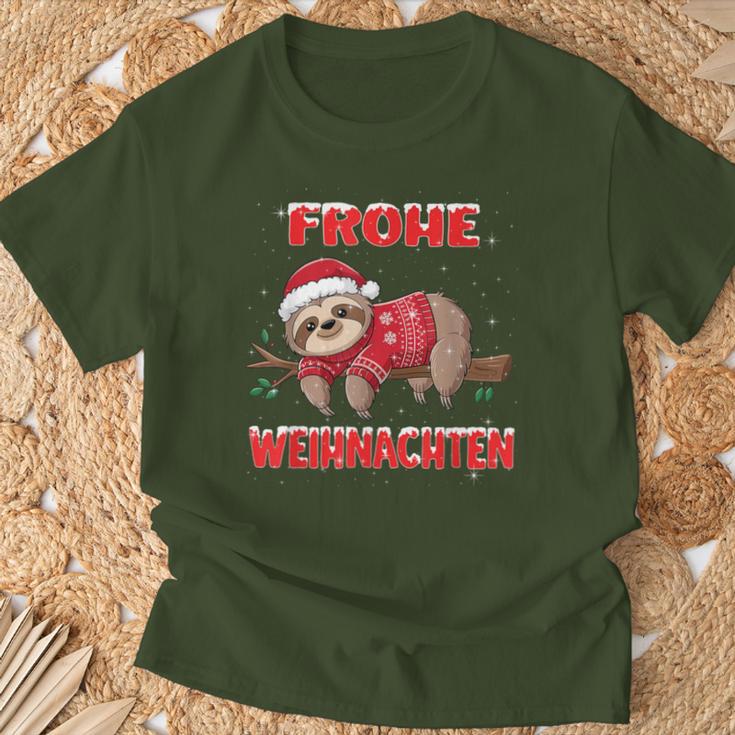 Christmas Children Sloth Outfit T-Shirt Geschenke für alte Männer