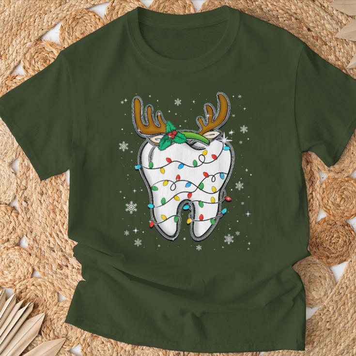 Christmas Dentist Dentist Assistant Christmas Tooth Xmas Dent T-Shirt Geschenke für alte Männer