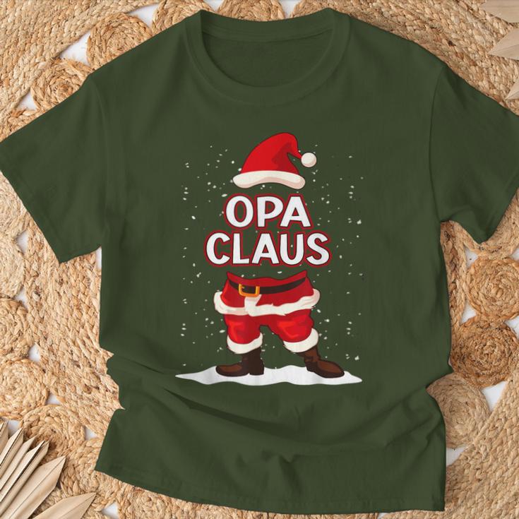 Christmas Grandpa Claus Outfit Family Christmas T-Shirt Geschenke für alte Männer