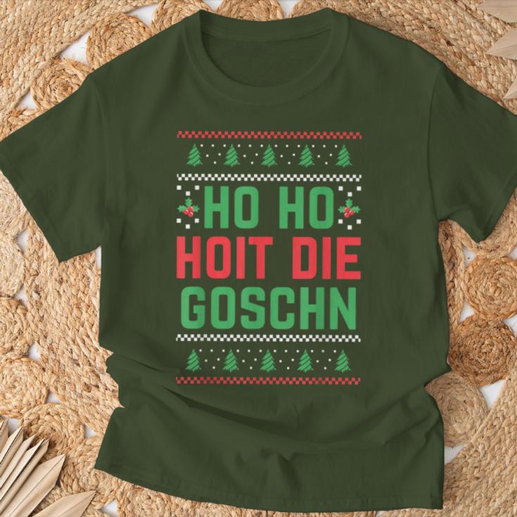 Christmas Party Santa Ho Ho Hoit Die Goschn T-Shirt Geschenke für alte Männer