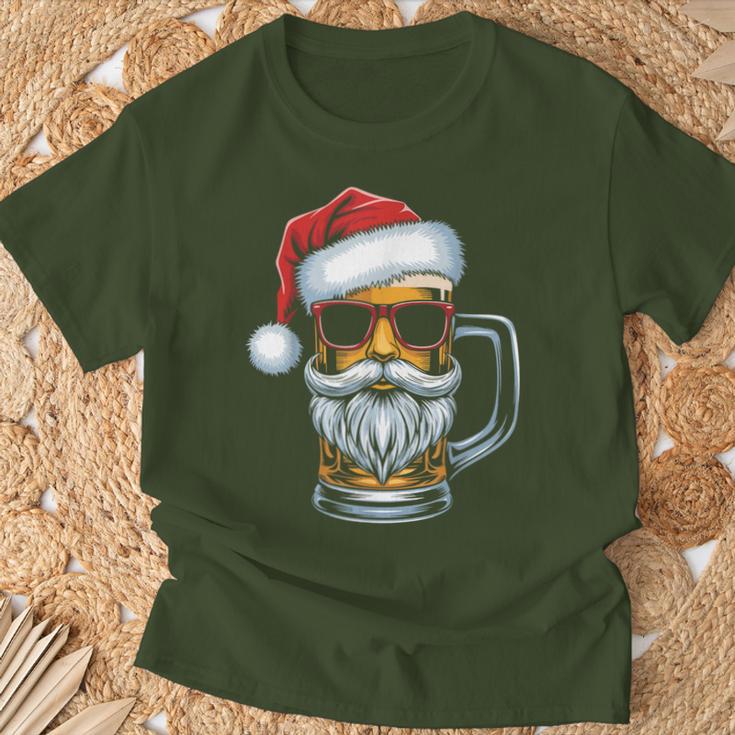 Cool Christmas Cool Santa Claus Beer Christmas T-Shirt Geschenke für alte Männer