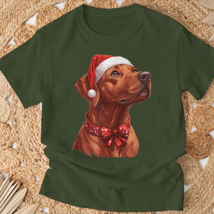 Cute Rhodesian Ridgeback Dog Christmas Merry X-Mas Graphic T-Shirt Geschenke für alte Männer