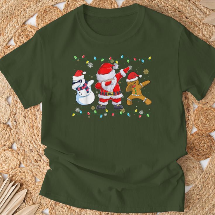 Dabbing Santa Claus Christmas Xmas T-Shirt Geschenke für alte Männer