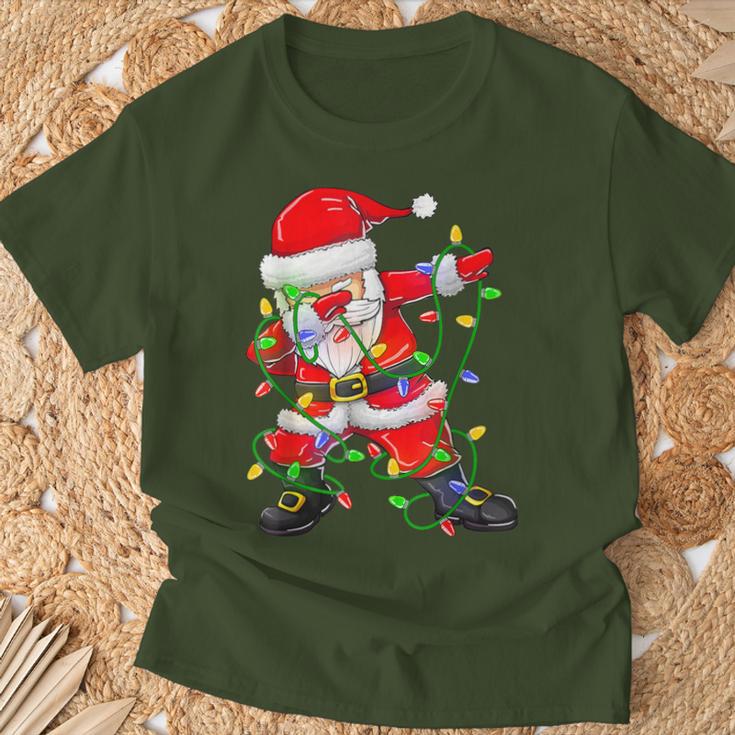 Dabbing Santa Claus Santa Claus T-Shirt Geschenke für alte Männer