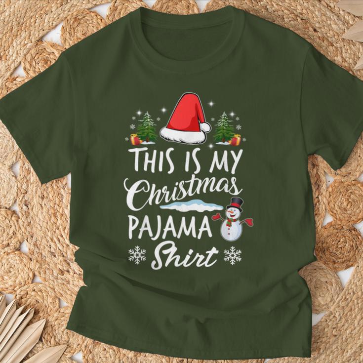 Das Ist Mein Christmas Pyjamas Matching Family T-Shirt Geschenke für alte Männer