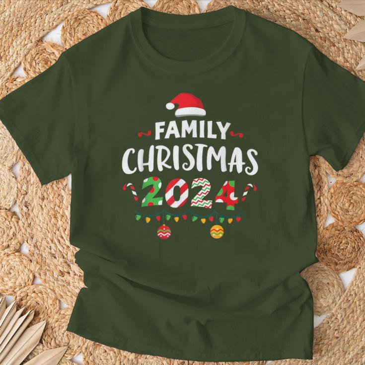 Family Pajamas Christmas 2024 Matching Sets Group Squad Xmas T-Shirt Geschenke für alte Männer