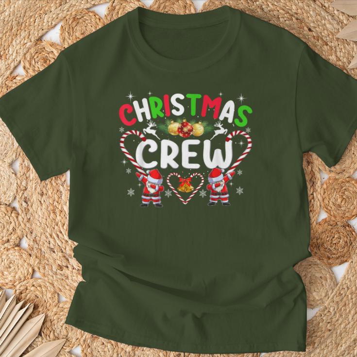 Christmas Crew Santa Dabbing Family Pyjamas T-Shirt Geschenke für alte Männer