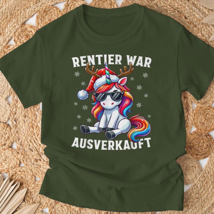 Reindeer Was Out Sold Reindeer Christmas T-Shirt Geschenke für alte Männer