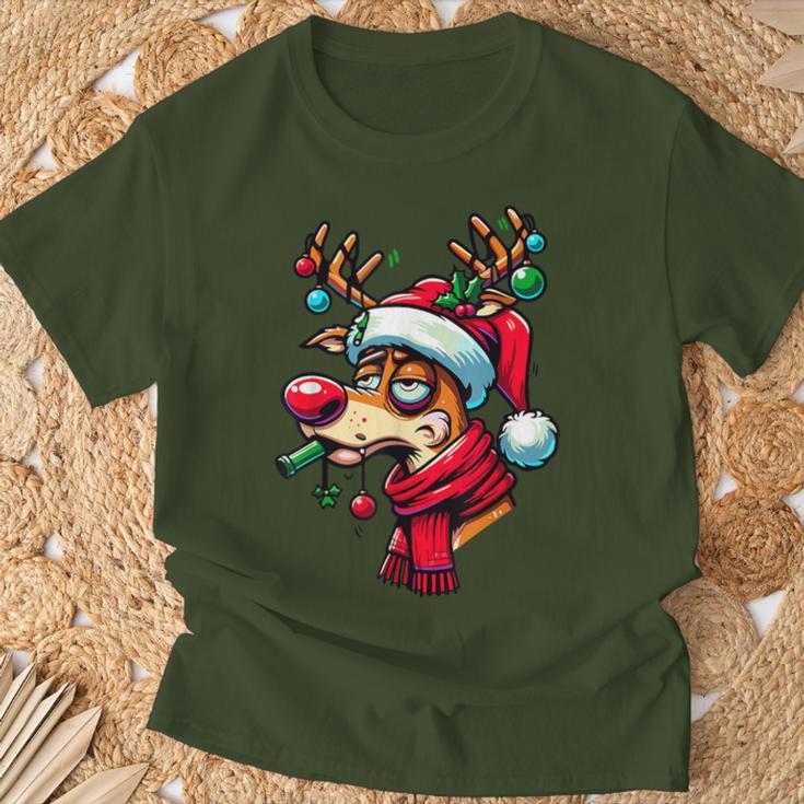 Reindeer Xmas Christmas Christmas T-Shirt Geschenke für alte Männer