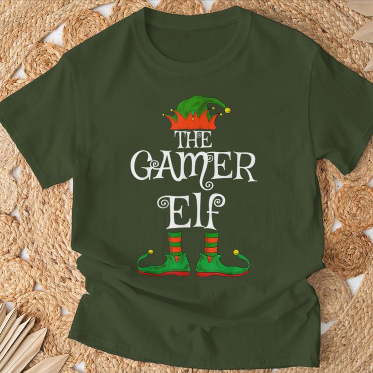 The Gamer Elf Christmas Boys Nager T-Shirt Geschenke für alte Männer