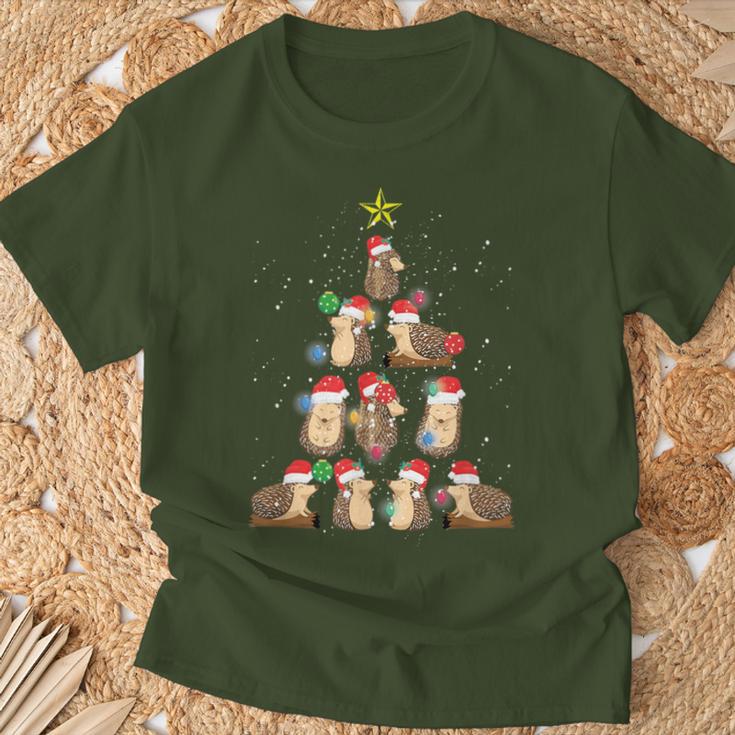 Hedgehog Christmas Animal Xmas Animal Love Pet T-Shirt Geschenke für alte Männer