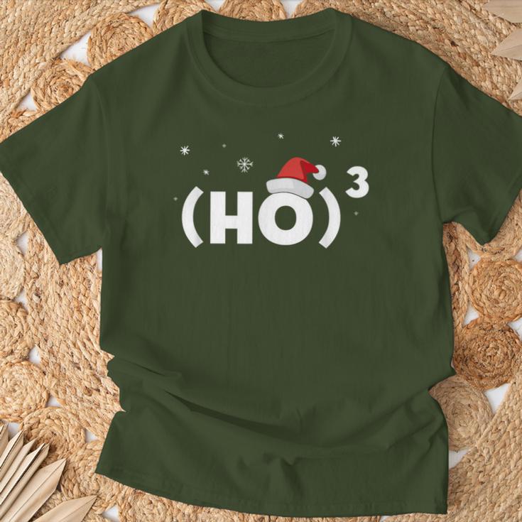 Ho Ho Ho Maths Formula Santa Christmas T-Shirt Geschenke für alte Männer