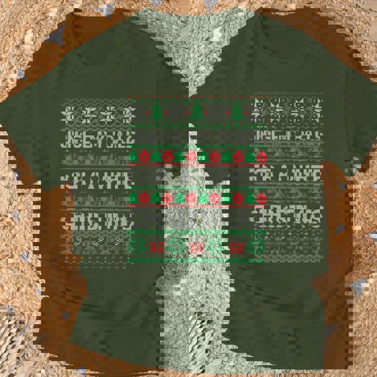 Jingle My Balls For A Christmas Divertidos Jingle Balls Camiseta unisex Regalos para ancianos