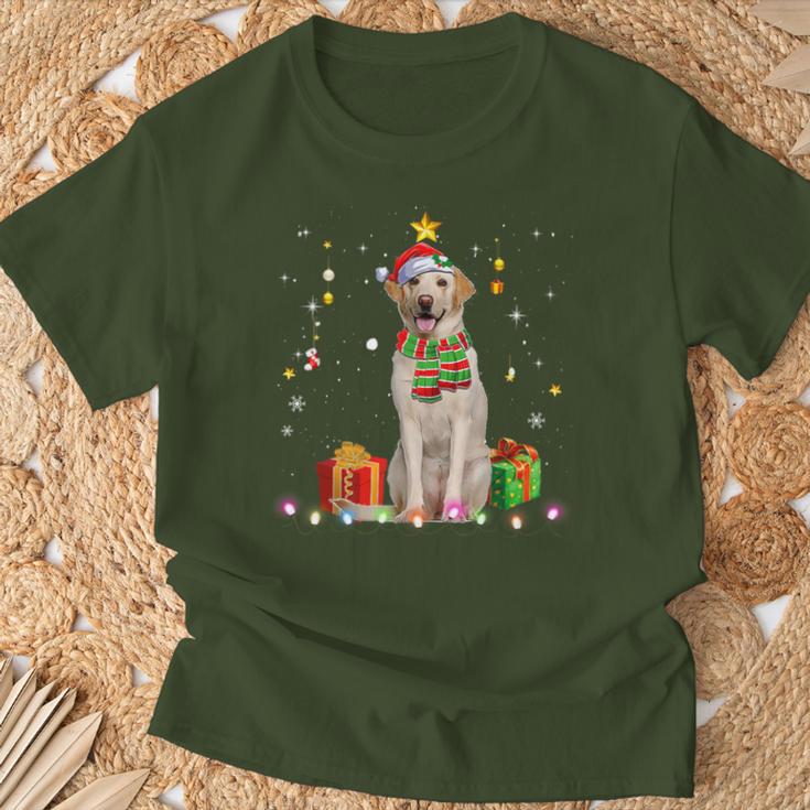 Labrador Retriever Dog Tree Christmas Jumper Xmas Dogs T-Shirt Geschenke für alte Männer