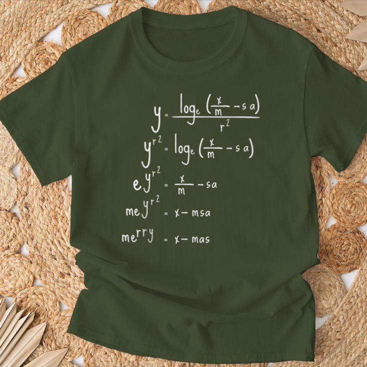 Merry Christmas Maths Christmas T-Shirt Geschenke für alte Männer