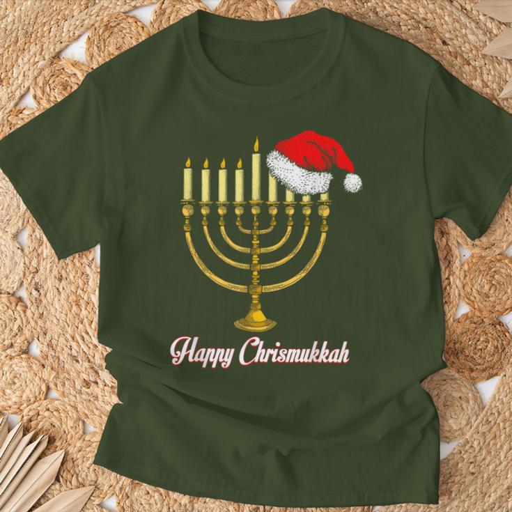 Merry Christmas Jewish Christmas Hanukkah Holiday T-Shirt Geschenke für alte Männer