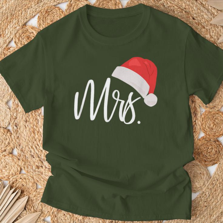 Mrs Partner Look Couple Christmas Jumper Christmas Outfit T-Shirt Geschenke für alte Männer