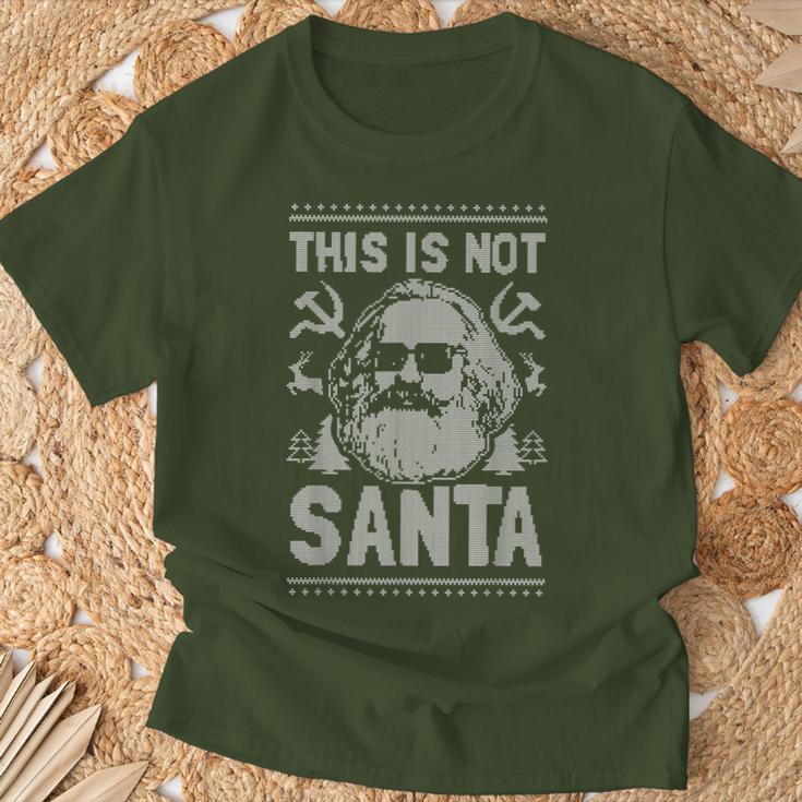 This Is Not Santa Karl Marx Christmas Communist T-Shirt Geschenke für alte Männer