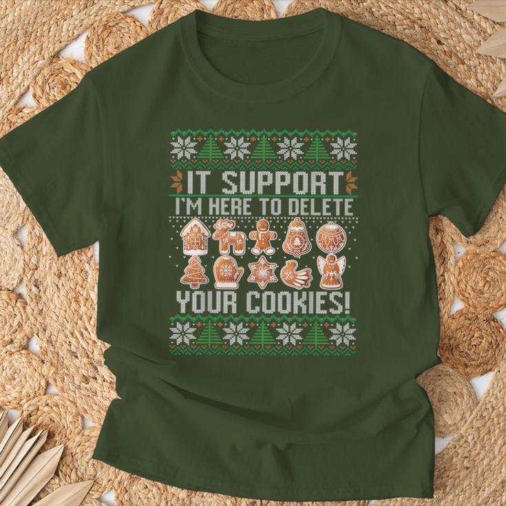 It Programmer Cookies I Ugly Christmas Jumper T-Shirt Geschenke für alte Männer