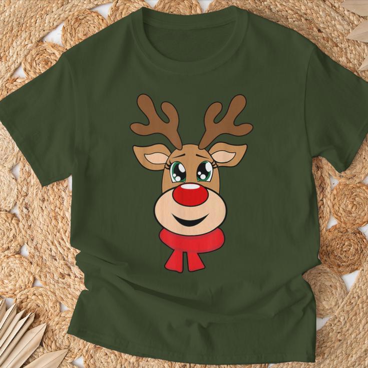 Reindeer Christmas Jumper Christmas Jumper Women's T-Shirt Geschenke für alte Männer