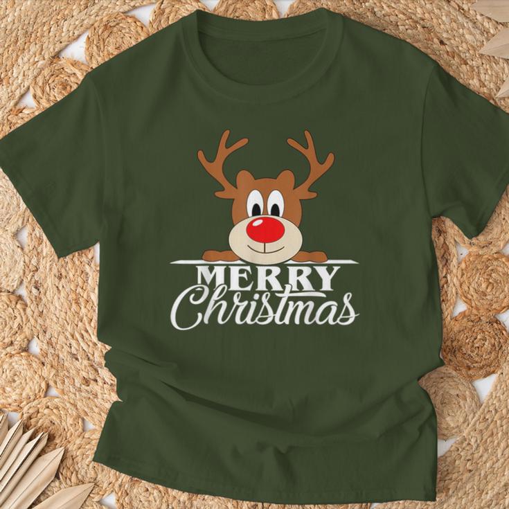 Reindeer Cute Christmas Jumper Cute Women's T-Shirt Geschenke für alte Männer