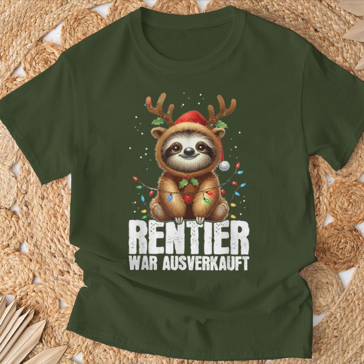 Reindeer War Sold Out Christmas Sloth Christmas Time T-Shirt Geschenke für alte Männer