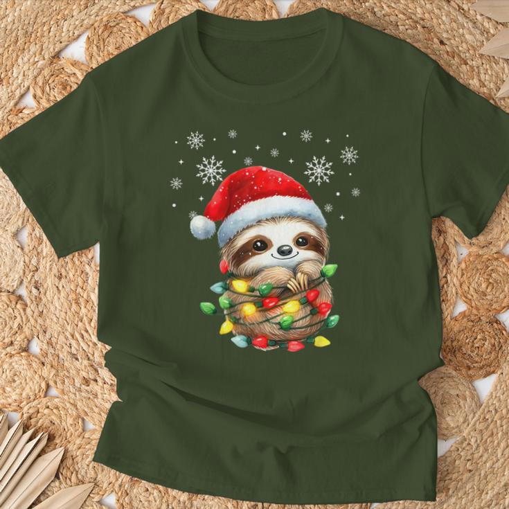 Sloth Christmas Family Outfit Children's Christmas T-Shirt Geschenke für alte Männer