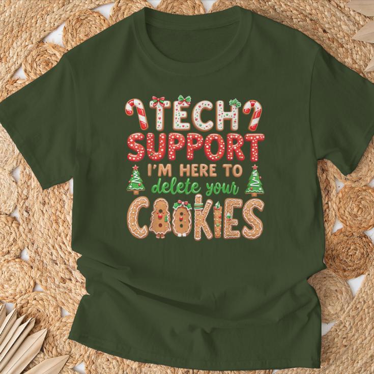 Tech Support Christmas Cookies For And Christmas T-Shirt Geschenke für alte Männer