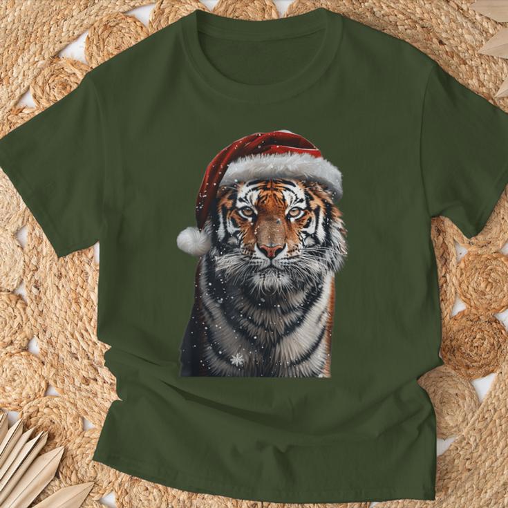 Tiger Christmas T-Shirt Geschenke für alte Männer