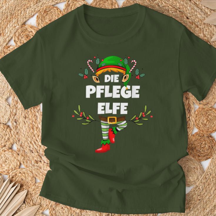 Women's Care Elf Christmas Elf Xmas T-Shirt Geschenke für alte Männer