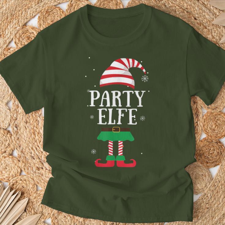 Women's Party Elf Partner Look Christmas For Women T-Shirt Geschenke für alte Männer