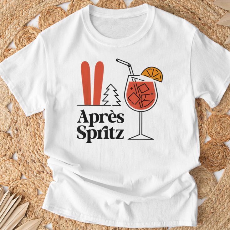 Après Spritz X Aperölchen Spritz & Skifahren Skifahrer Ski T-Shirt Geschenke für alte Männer