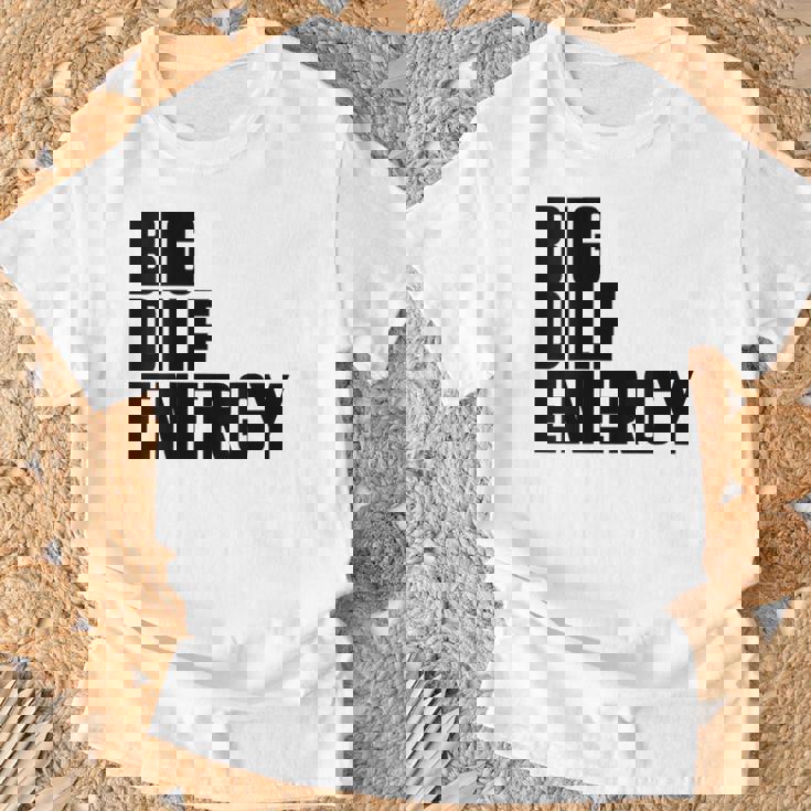 Big Dilf Energy Hot Dad Dilf Énergie Pour Homme T-Shirt Cadeaux pour les vieillards
