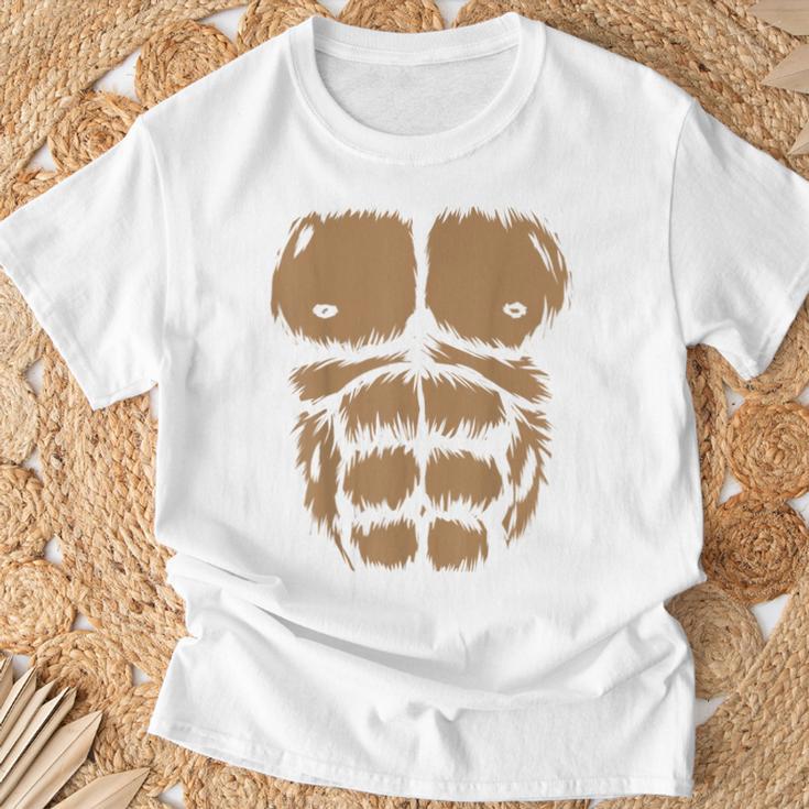 Carnival Costume Gorilla Aaffe Fancy Dress Carnival Brown T-Shirt Geschenke für alte Männer