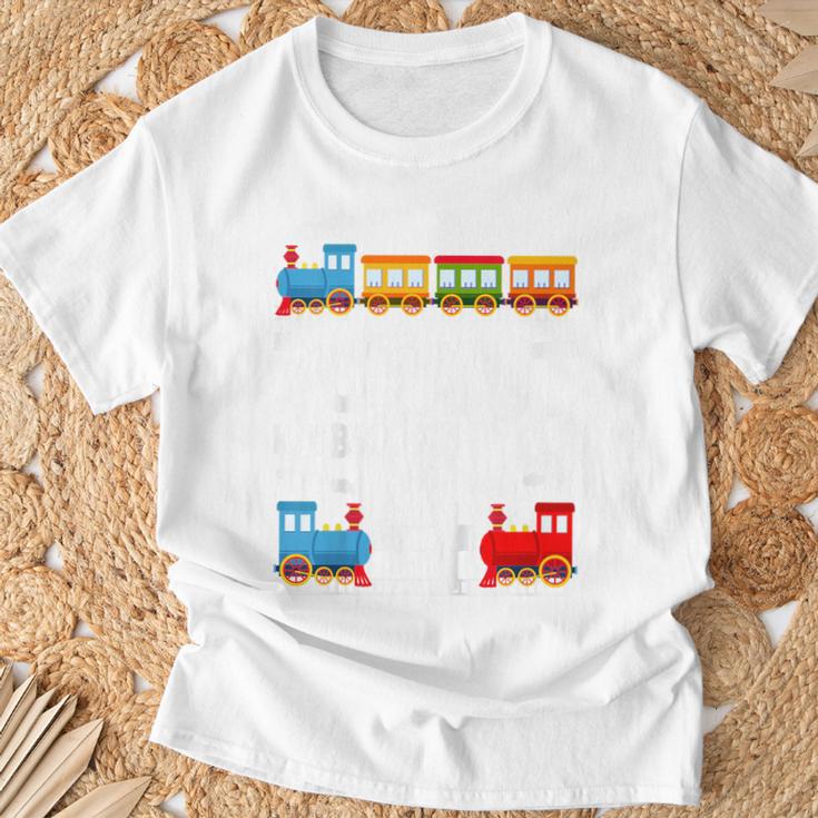 Children's 4Th Birthday Train 4 Years Boys T-Shirt Geschenke für alte Männer