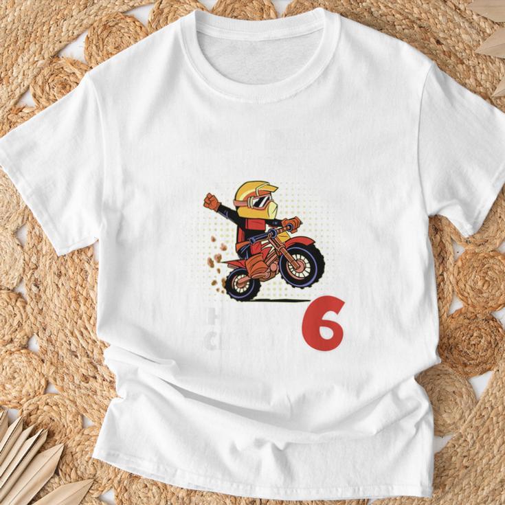 Children's 6Th Birthday Aus Dem Weg Ich Bin Schon 6 Years Motorcycle T-Shirt Geschenke für alte Männer