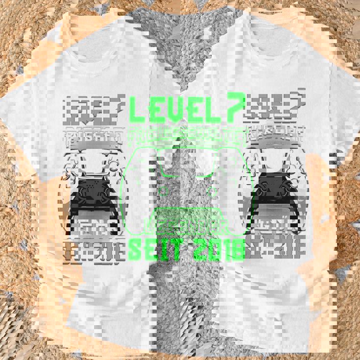 Children's Level 7 Birthday Boy Gamer 2018 7Th Birthday T-Shirt Geschenke für alte Männer