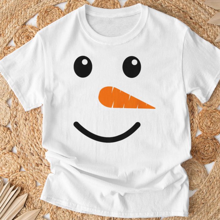 Children's Snowman Costume Children's Snowman Face T-Shirt Geschenke für alte Männer