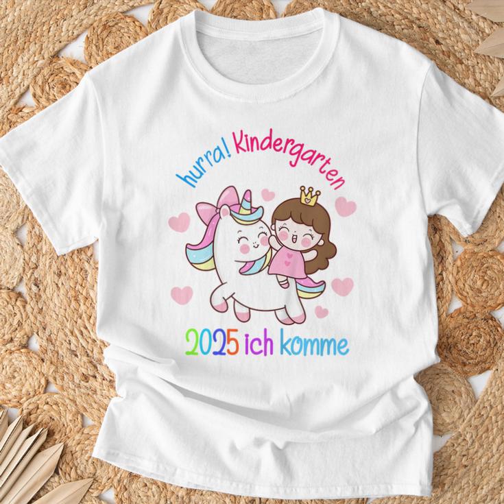 Children's Unicorn Girls Nursery Child 2025 Pink T-Shirt Geschenke für alte Männer