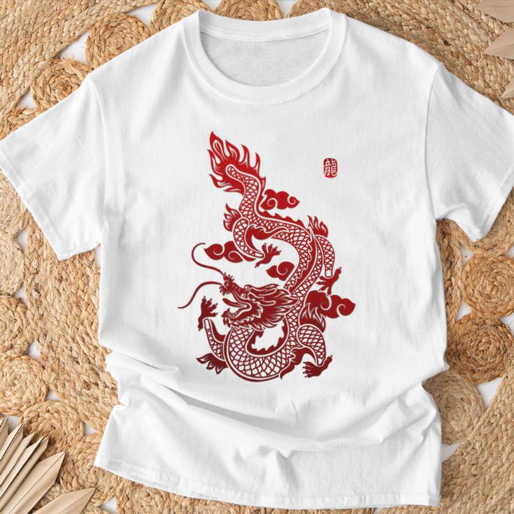 Chinese Dragon T-Shirt Geschenke für alte Männer