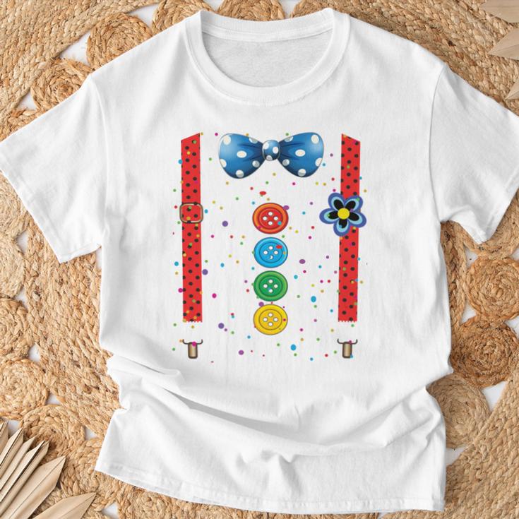 Clown Carnival Costume Clown Costume Clown Fancy Dress Confetti T-Shirt Geschenke für alte Männer