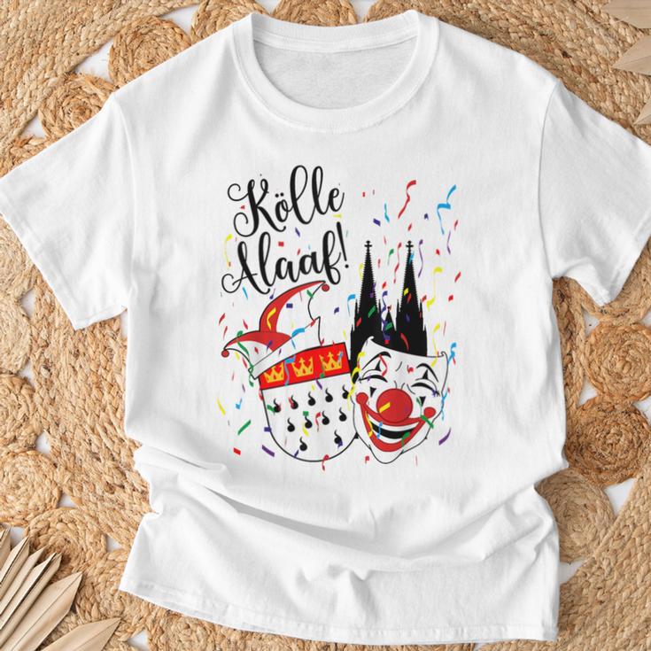 Cologne Cathedral Alaaf Confetti Carnival Parade T-Shirt Geschenke für alte Männer