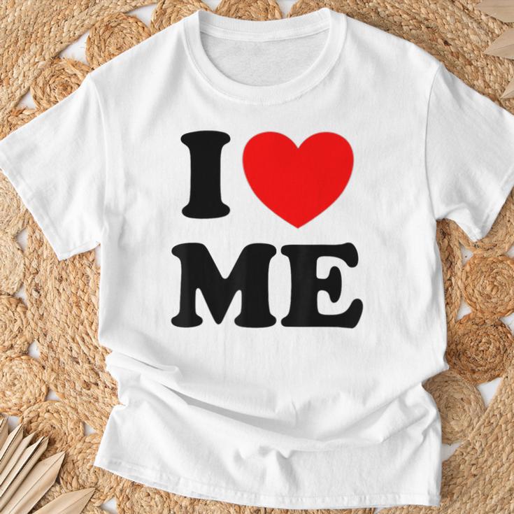 Con Texto En Inglés I Love Me I Love Me Myself And I Camiseta unisex Regalos para ancianos