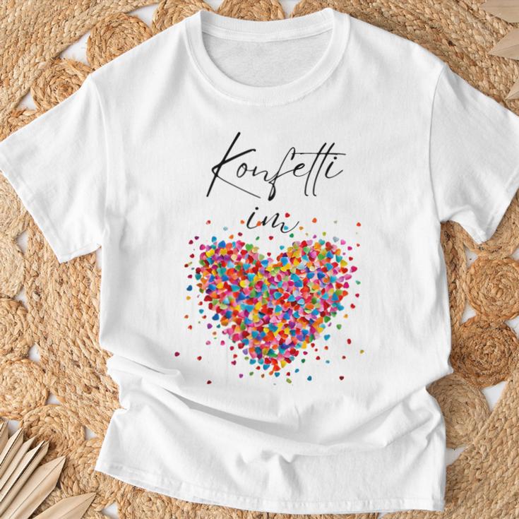 Confetti In The Heart Fancy Dress Carnival Costume Replacement T-Shirt Geschenke für alte Männer