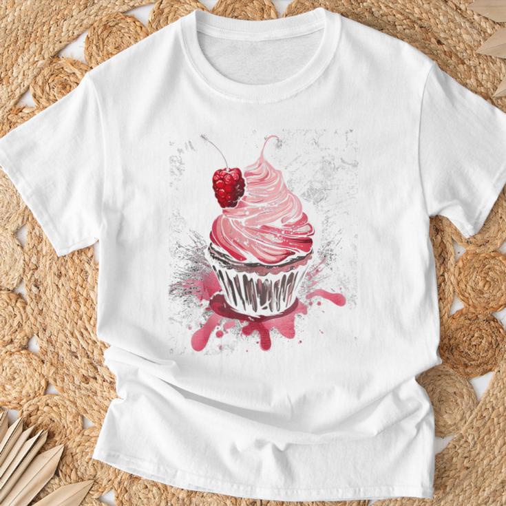 Cupcake-Weinlese T-Shirt Geschenke für alte Männer